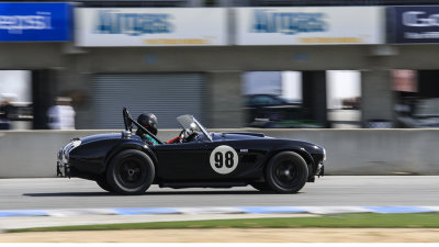 A Black Cobra #98 just like when Ken Miles drove for Shelby American.