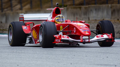 2002 Ferrari F1 at Laguna Seca.