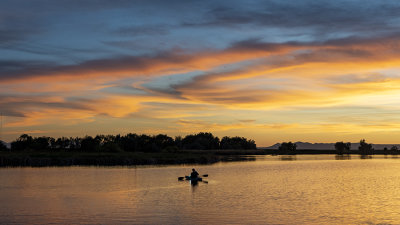 Sunset at Bountiful Pond