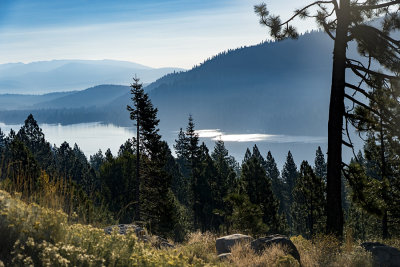 Early morning at Donner Lake, California