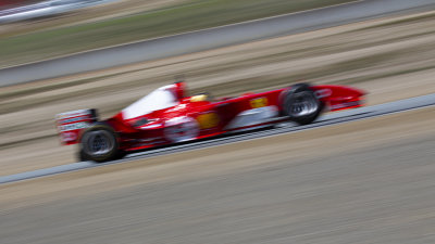 2002 Ferrari F1 at Laguna Seca Raceway.
