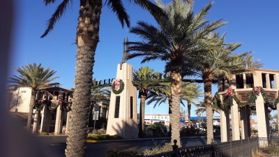 The entrance to old town Boulder City, Nv.