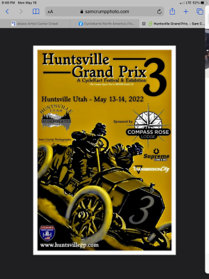 The Huntsville Grand Prix poster