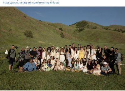 The group of photographers, models and hair and makeup.