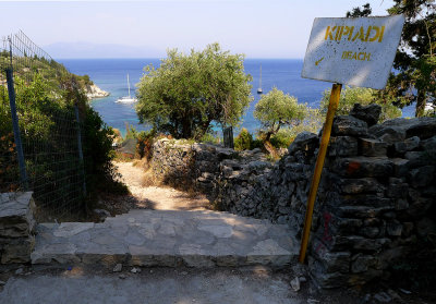 Sign to Kipiadi beach