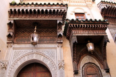 Ornate Building Exterior, Sidi Ahmed Tijani Mosque