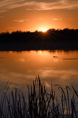 Sunset over Lotus Lake