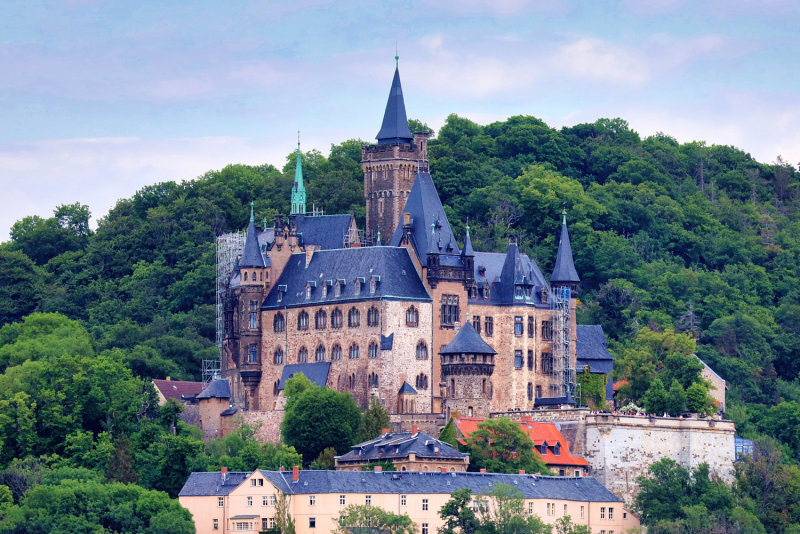 Wernigerrrode Castle as seen from the Apartment.jpeg