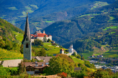 St. Valentines Church and Sabiona Monastery