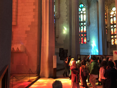 each alcove a different light