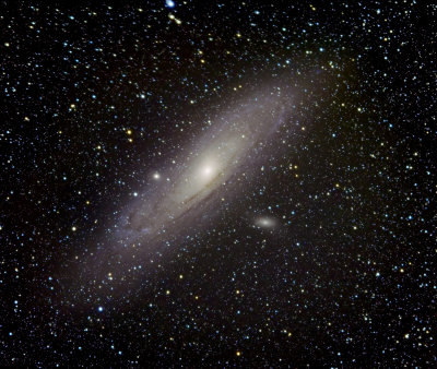 M31 with 3 hours of light