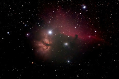 horsehead and flame