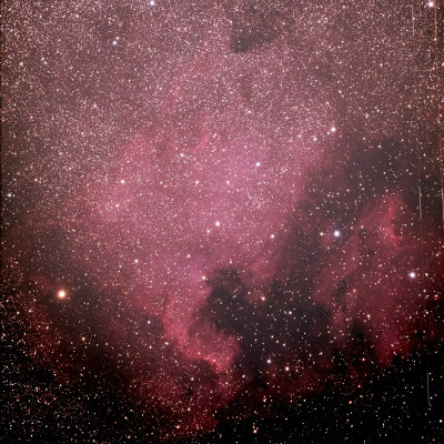 North America and Pelican nebulae