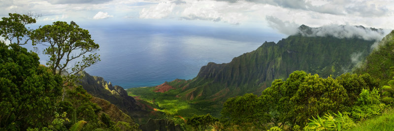 Kauai - Kalalau Lookout Pano