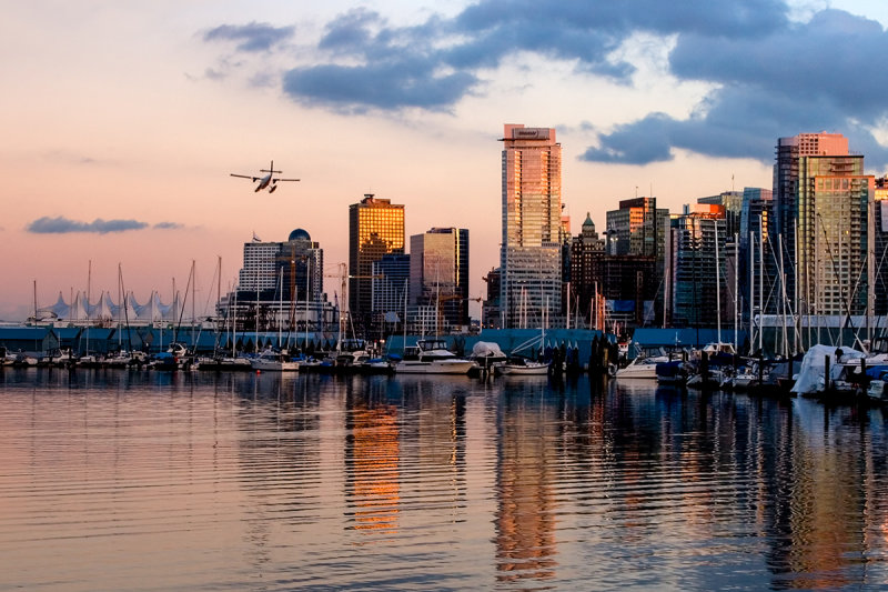 Vancouver Coal Harbour Sunset