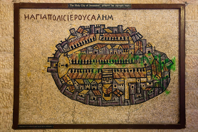 Jerusalem Madaba Map