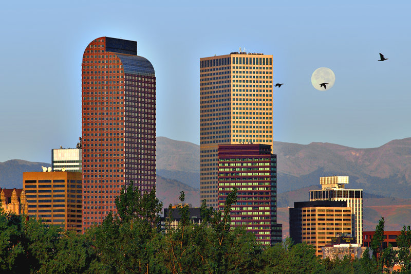 Denver Moonset 2