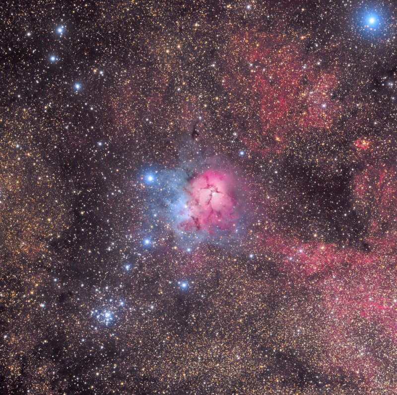 The Trifid Nebula widefield