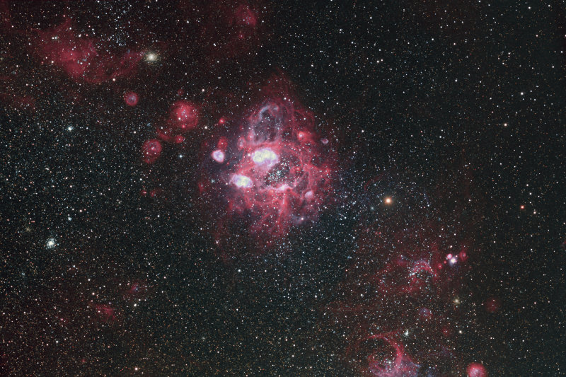 NGC1760 super bubble in the Large Magellanic Cloud
