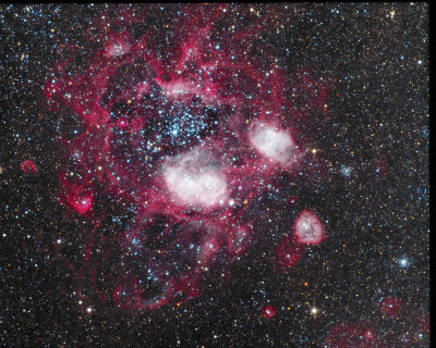 NGC1760 Super Bubble in the Large Magellanic Cloud