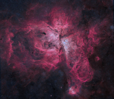 Eta Carina nebula starless version