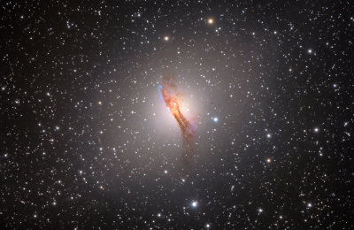 Centaurus A Colliding Galaxies