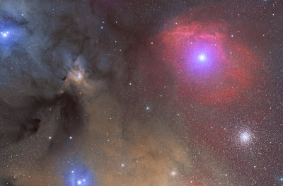 Rho Ophiuchi area 