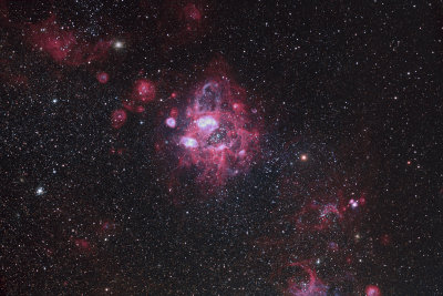 Nebula in the large Magellanic Cloud  NGC1760