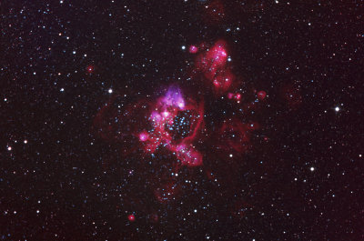 Nebula in the Large Magellanic Cloud NGC1935 