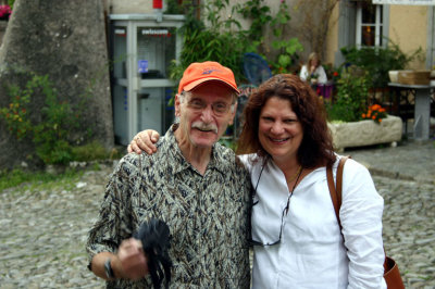 Rene and Michelle Braun visit Gruyere