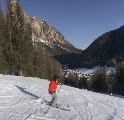 Descenso a Corvara