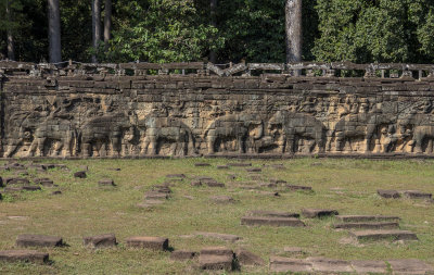 Angkor Thom Elephant Terrace