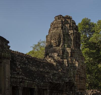 angkor thom bayon, cambodia
