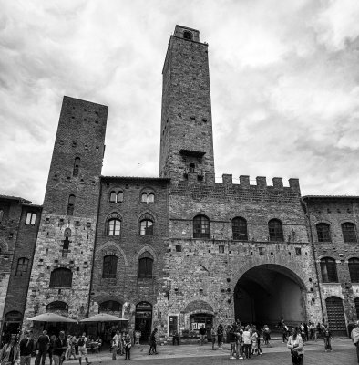 San Gimignano in Monochrome