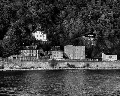 Passau, Germany in Monochrome - October, 2021