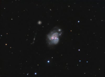 NGC 3690 & IC 694(Arp 299)PGC 35345 (Arp 296)