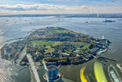 View of Governors Island Looking South
