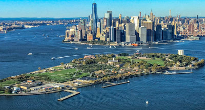 Governors Island in New York Harbor