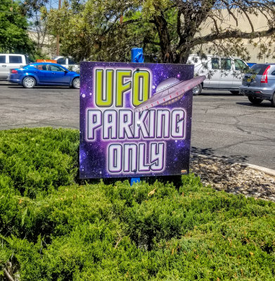 UFO Parking Only for UFO Museum