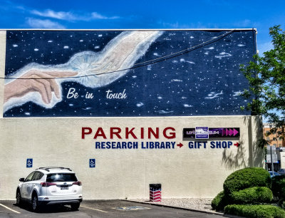 Earth Residents Parking for UFO Museum
