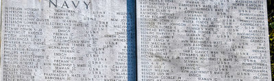 Inscriptions on a granite pylon