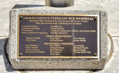 Chaves County Veterans War Memorial