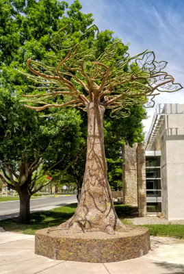 Tree of Knowledge at the Roswell Public Library
