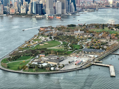 View of Governors Island looking North