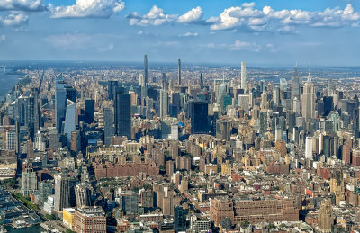 Hudson River view of Mid-Town Manhattan