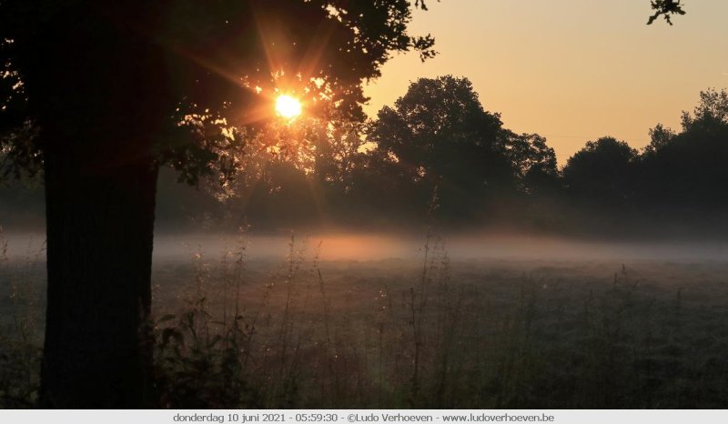 Zonsopgang in Zevendonk Turnhout