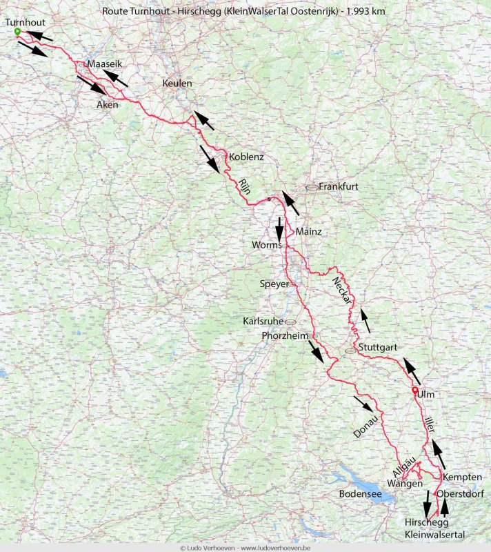 Ride details Turnhout-Allgu-Kleinwalsertal-Turnhout