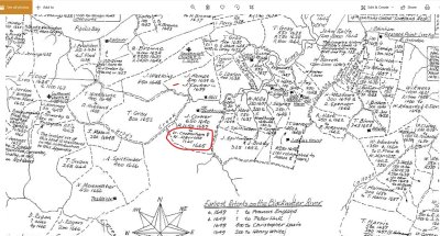 Cockerham W Land Patent 1665 Surry