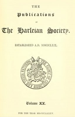 Harleian Society 1623 George Cockerham