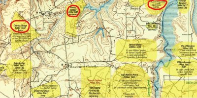 Savage Robert & Charles 1682 Patent Map